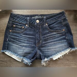 American Eagle Hi-Rise Festival Cut Off Shorts Size‎ 2